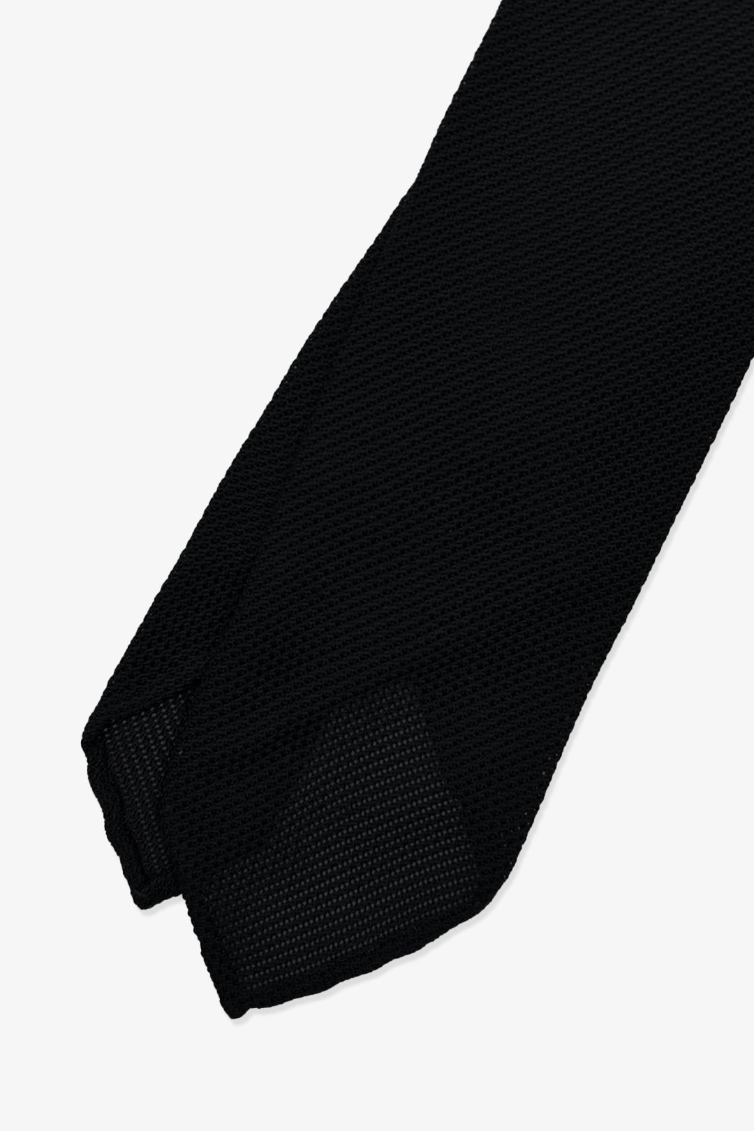 Black Lightweight Silk Grenadine Tie