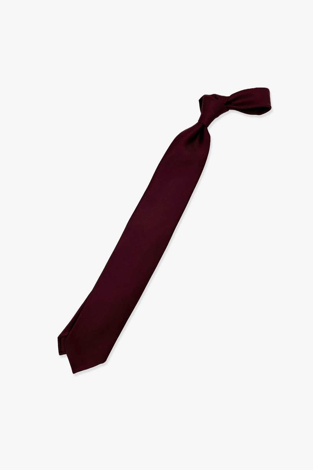 Burgundy Woven Silk Jacquard Tie