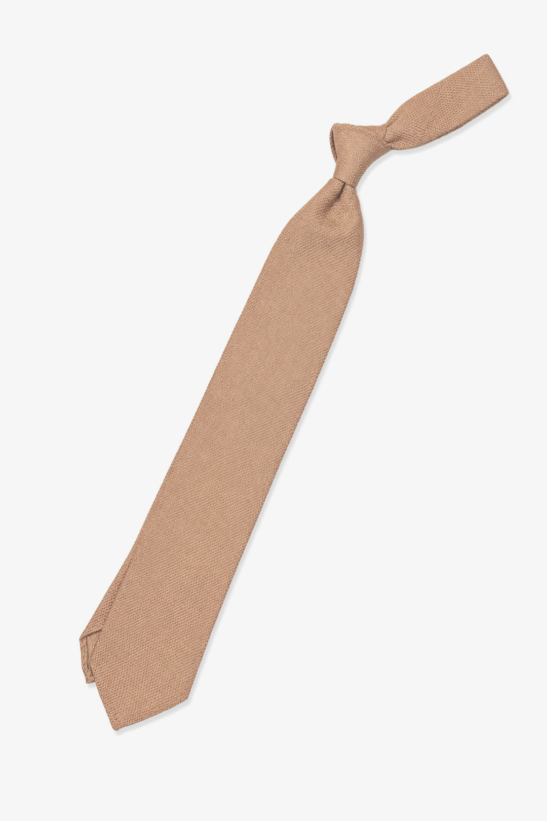 Camel Lightweight Silk Grenadine Tie