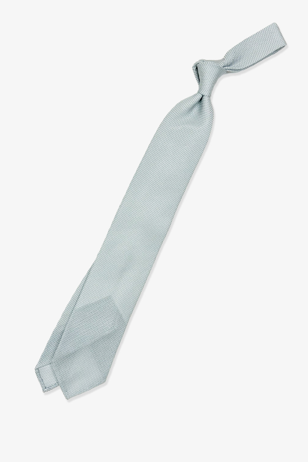 Ice Blue Lightweight Silk Grenadine Tie