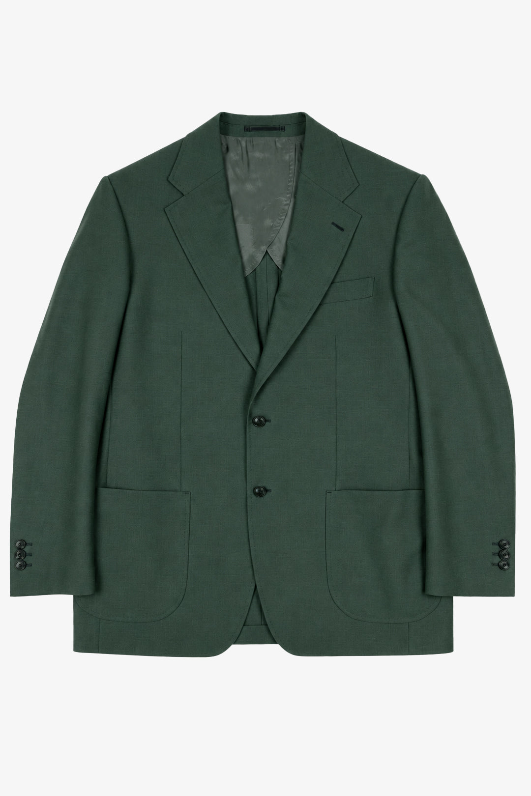Made-to-order Lovat Green Tropical Wool Suit Jacket
