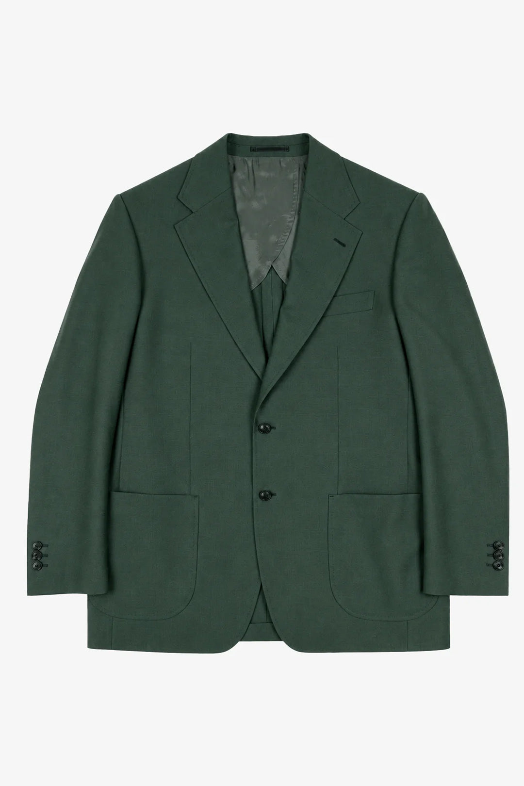Made-to-order Lovat Green Tropical Wool Suit Jacket