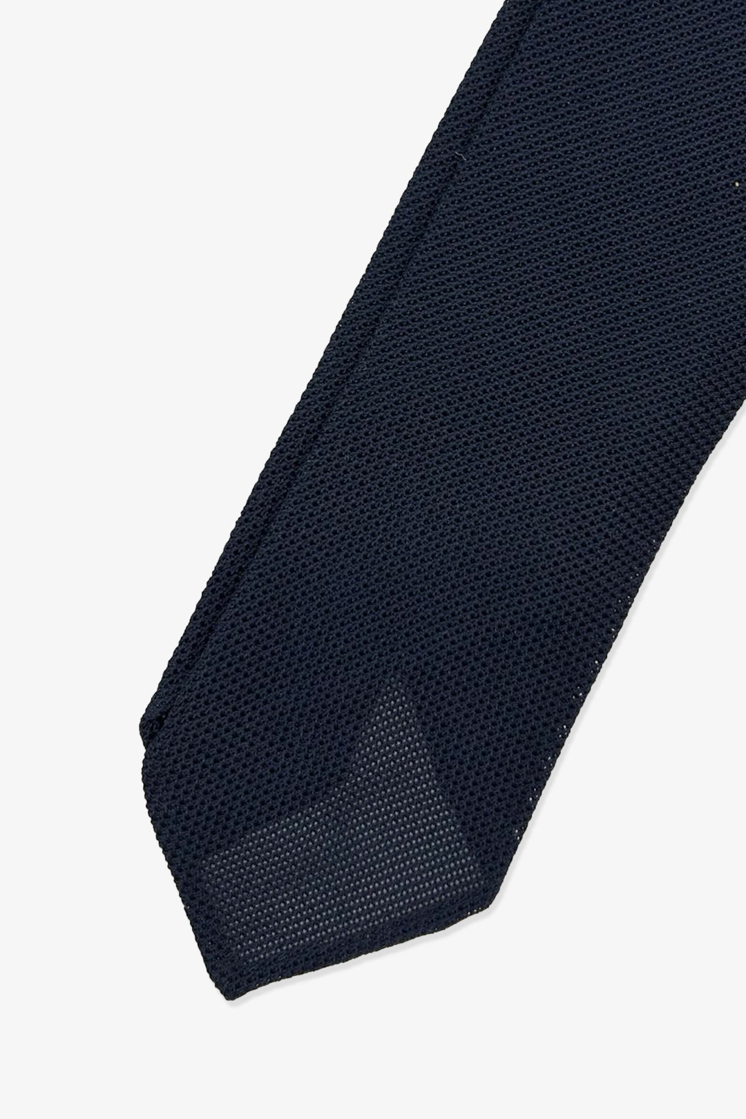 Navy Lightweight Silk Grenadine Tie