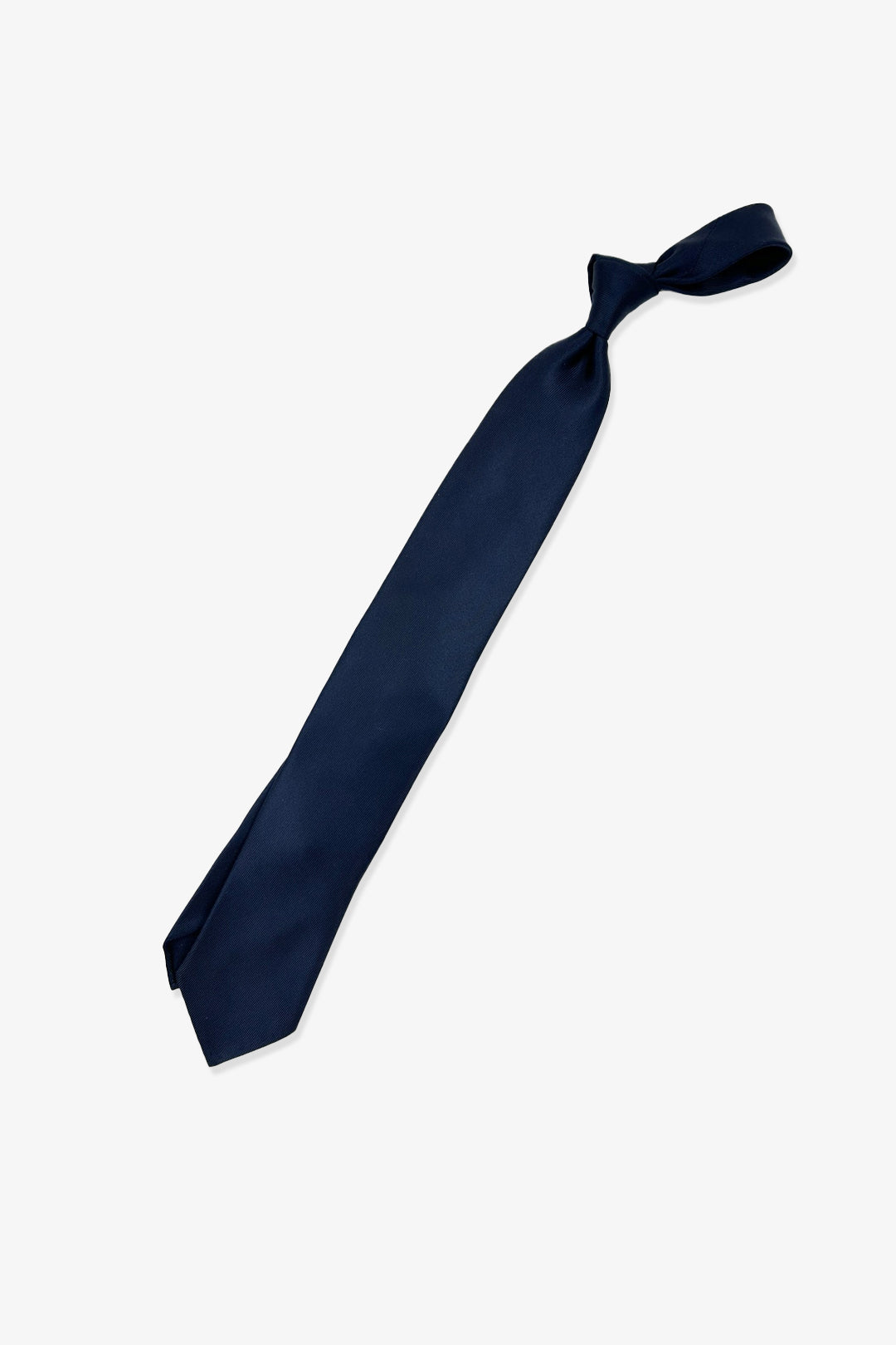 Navy Woven Silk Jacquard Tie