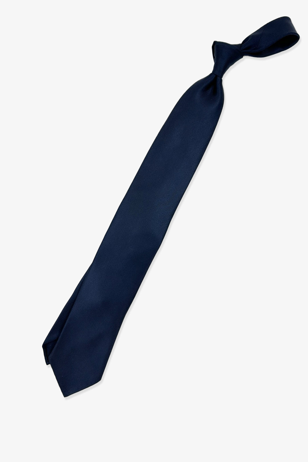 Navy Woven Silk Jacquard Tie