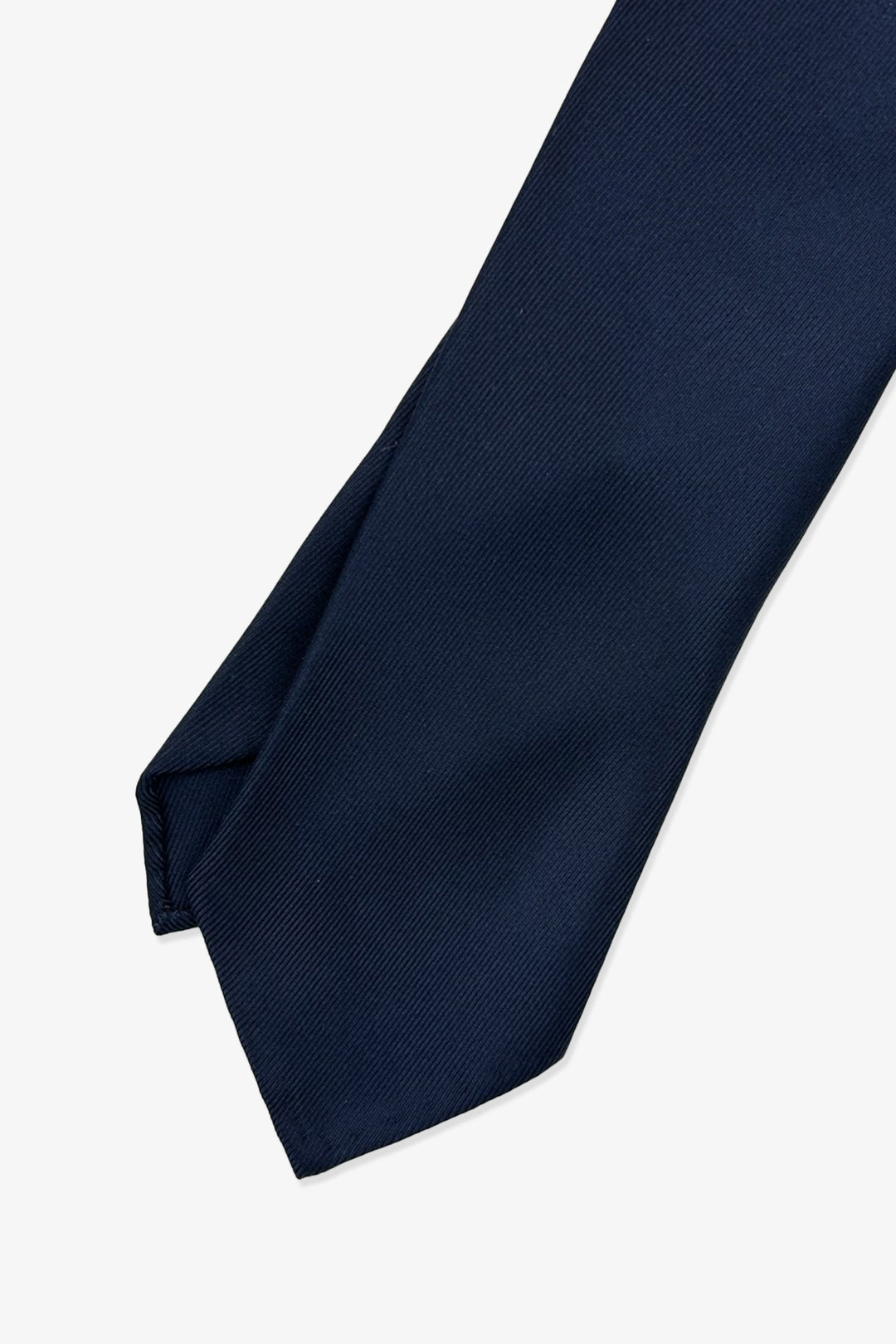 Navy Woven Silk Jacquard Tie