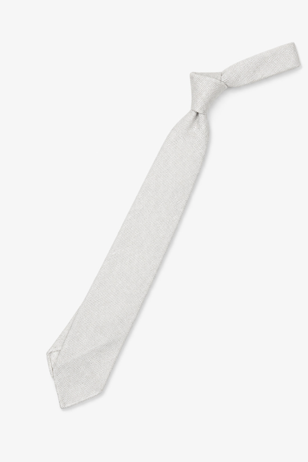 Off-white Lightweight Silk Grenadine Tie