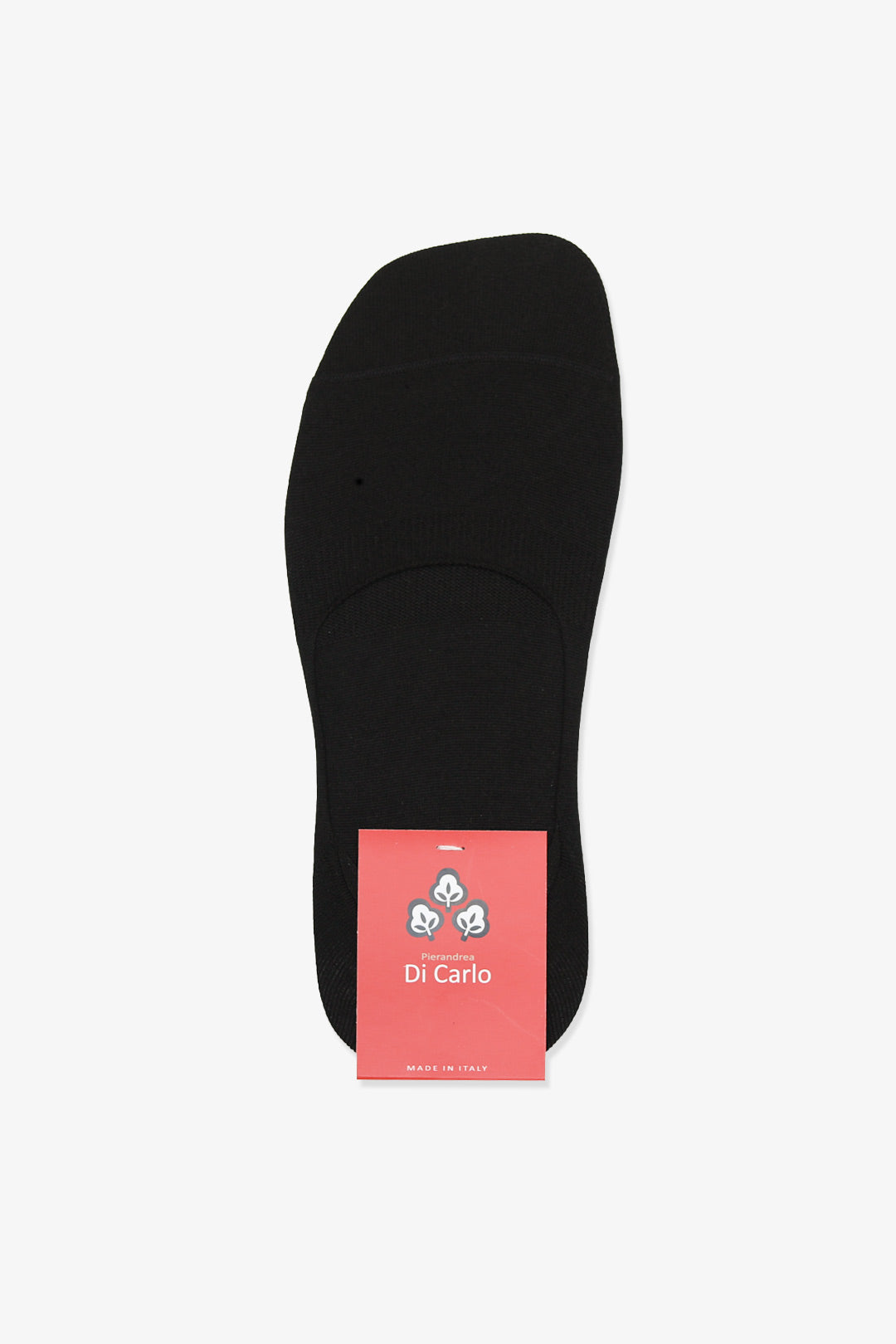 Black Cotton Blend Invisible Socks