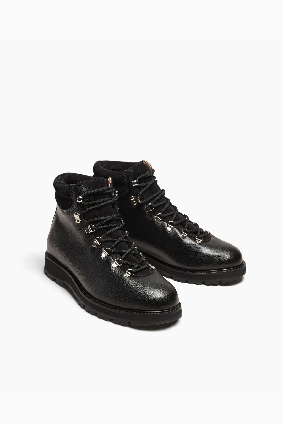 Black Grain Calf Boot