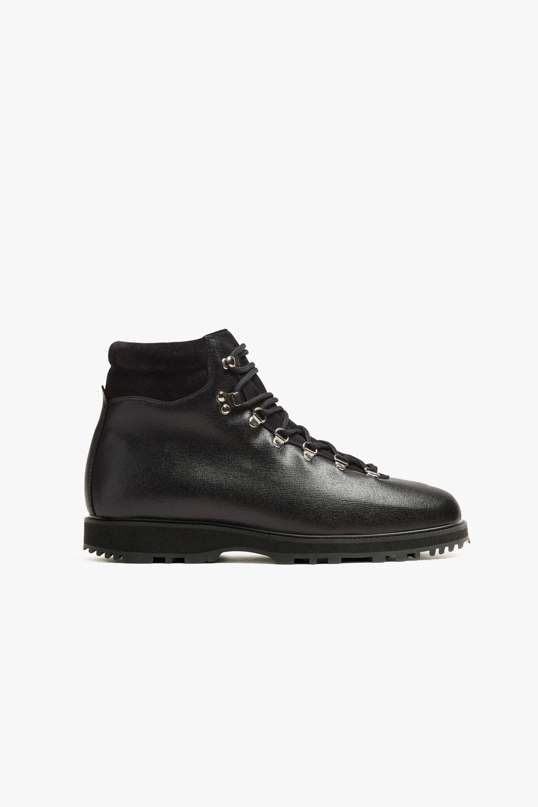 Black Grain Calf Boot
