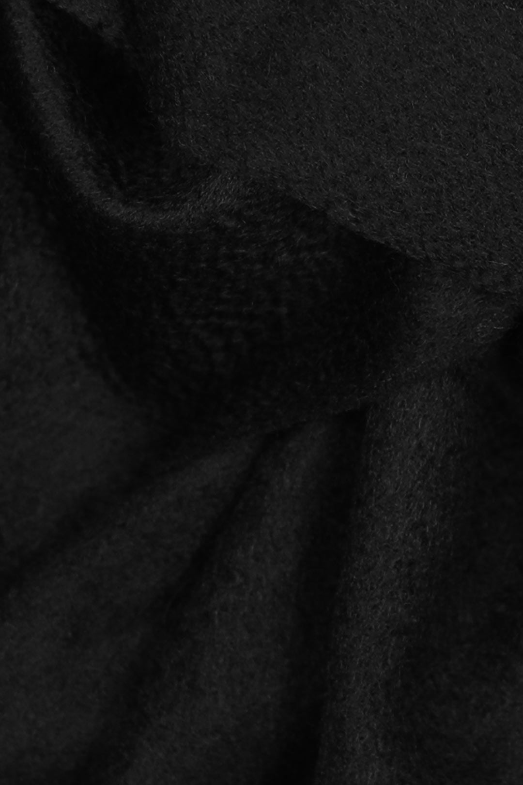 Black Pure Cashmere Scarf