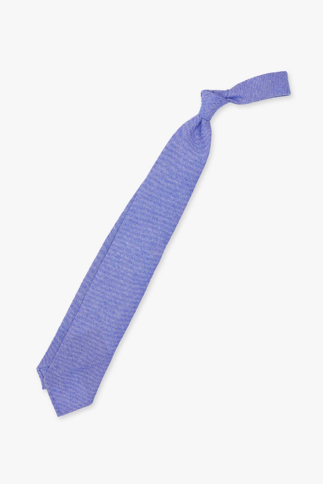 Blue Pure Cashmere Tie