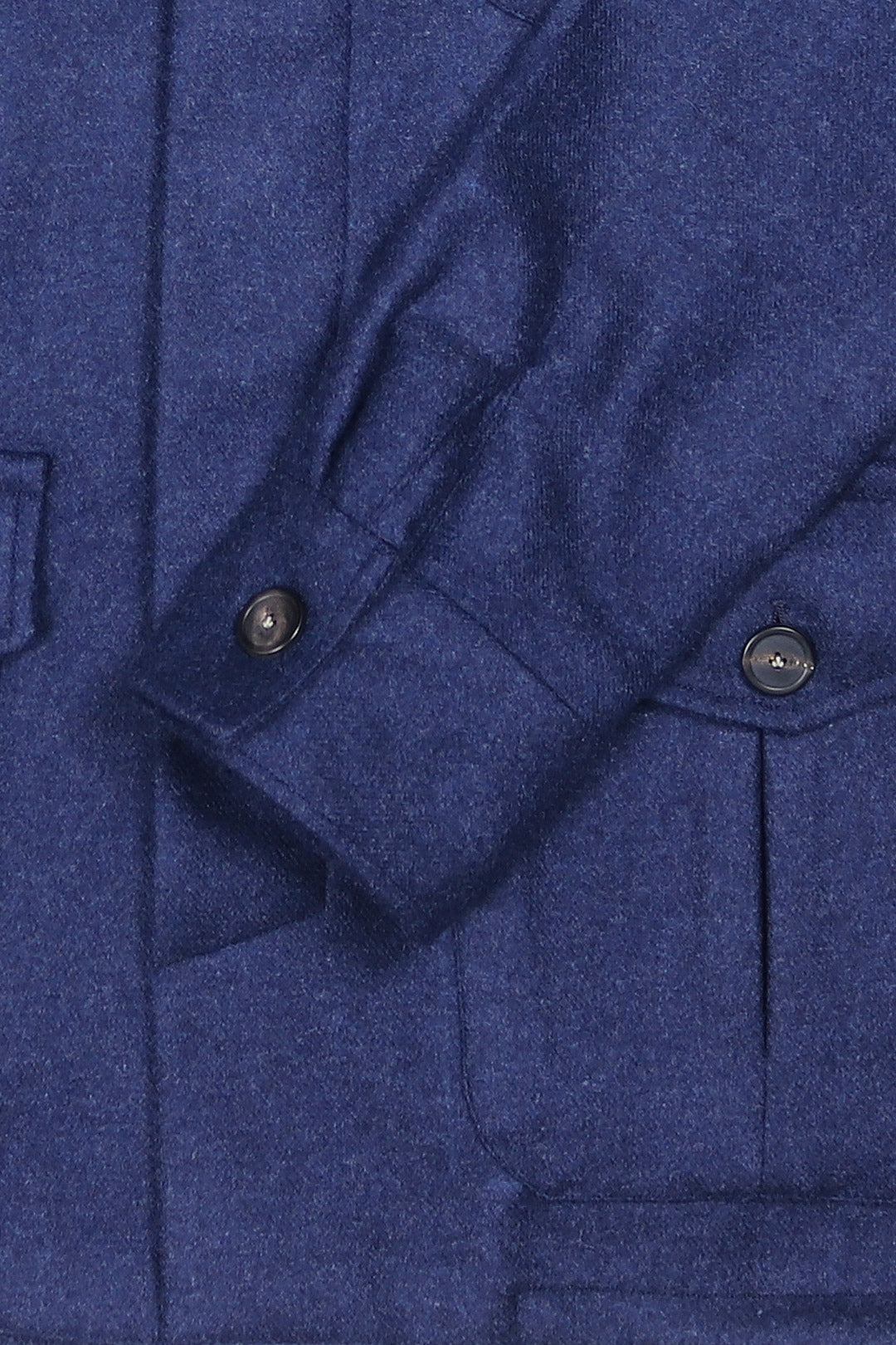 Blue Vanacore Cashmere Silk Shirt Jacket