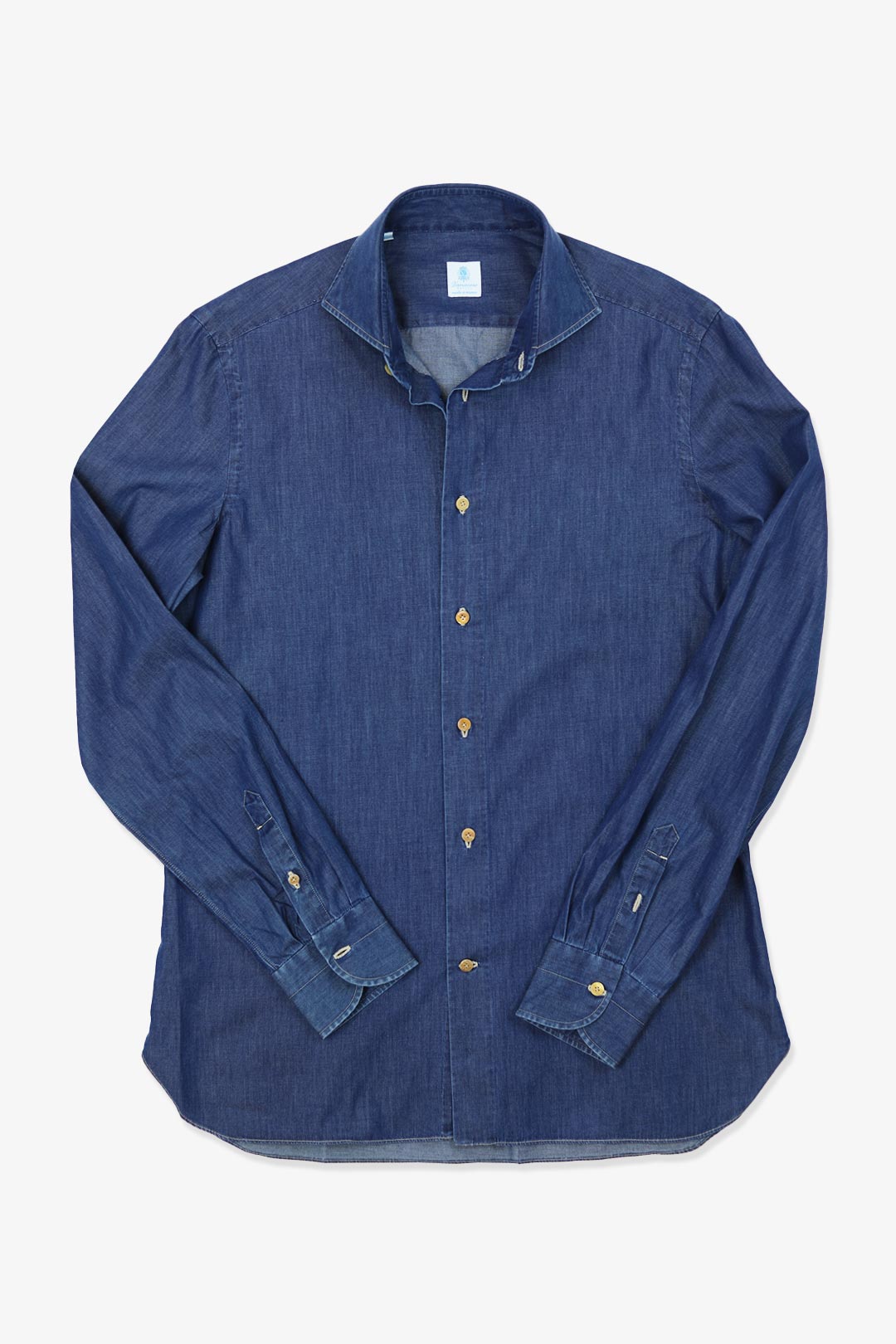 Blue Vanacore Denim Cutaway Shirt