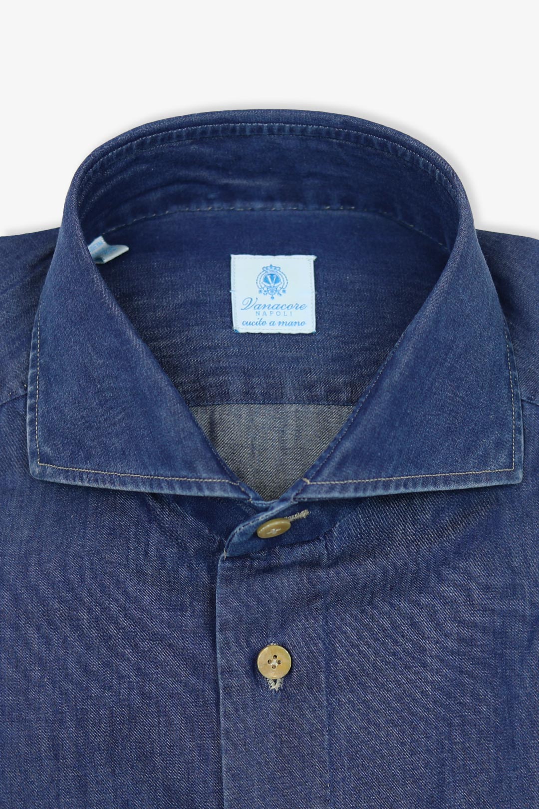 Blue Vanacore Denim Cutaway Shirt