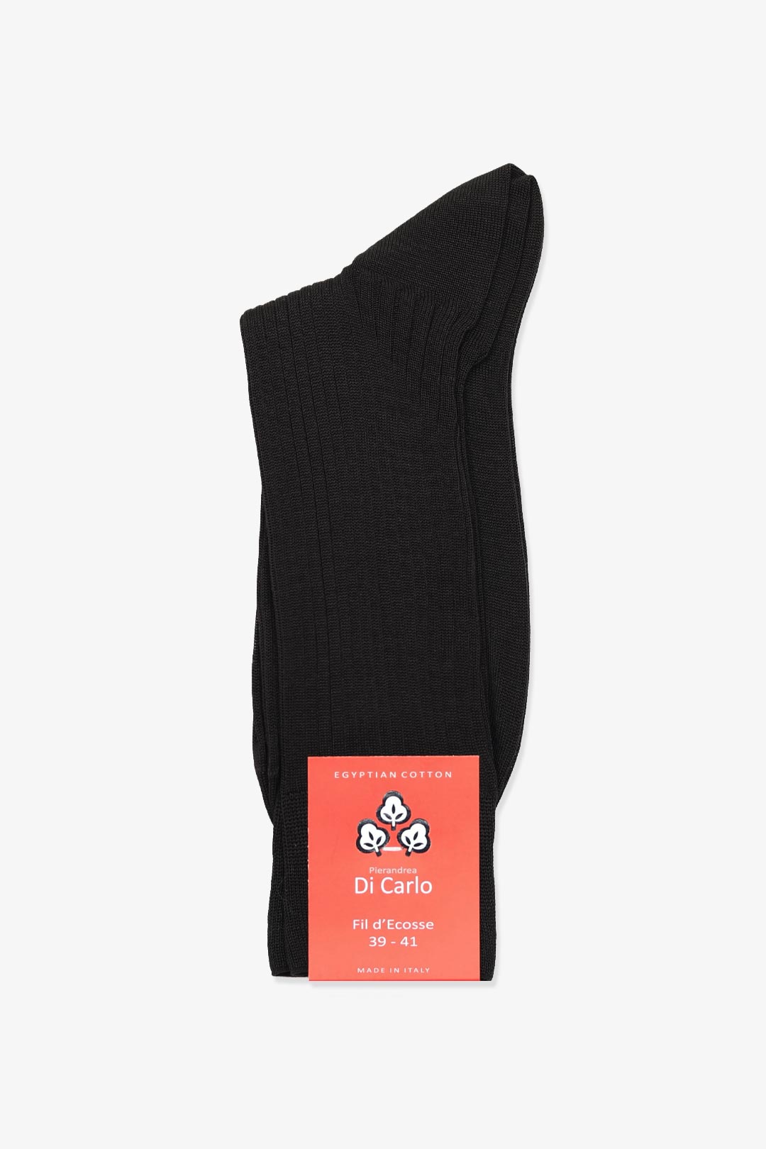 Brown Cotton Ankle Length Ribbed Socks