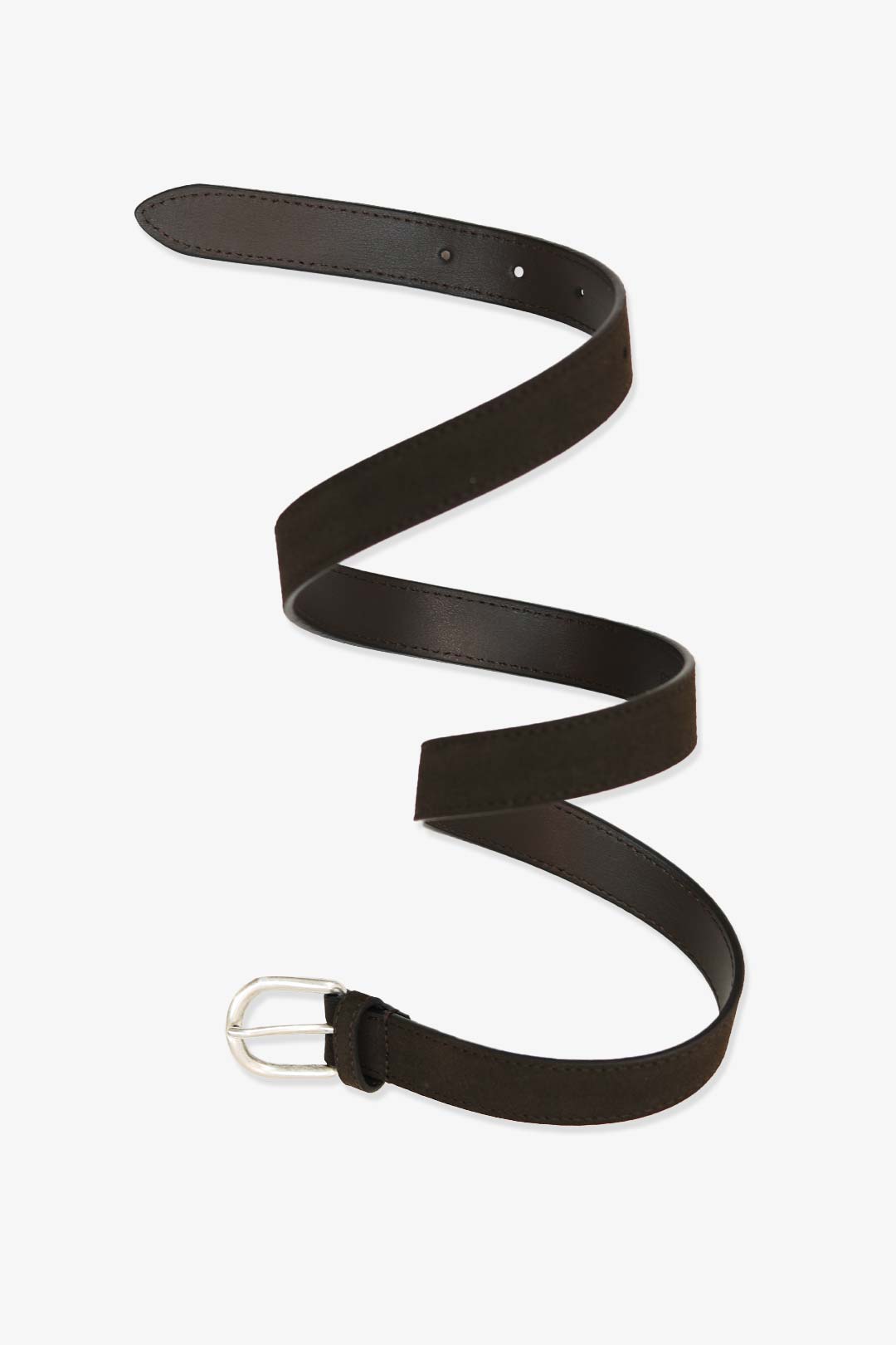 Brown Suede Small Belt