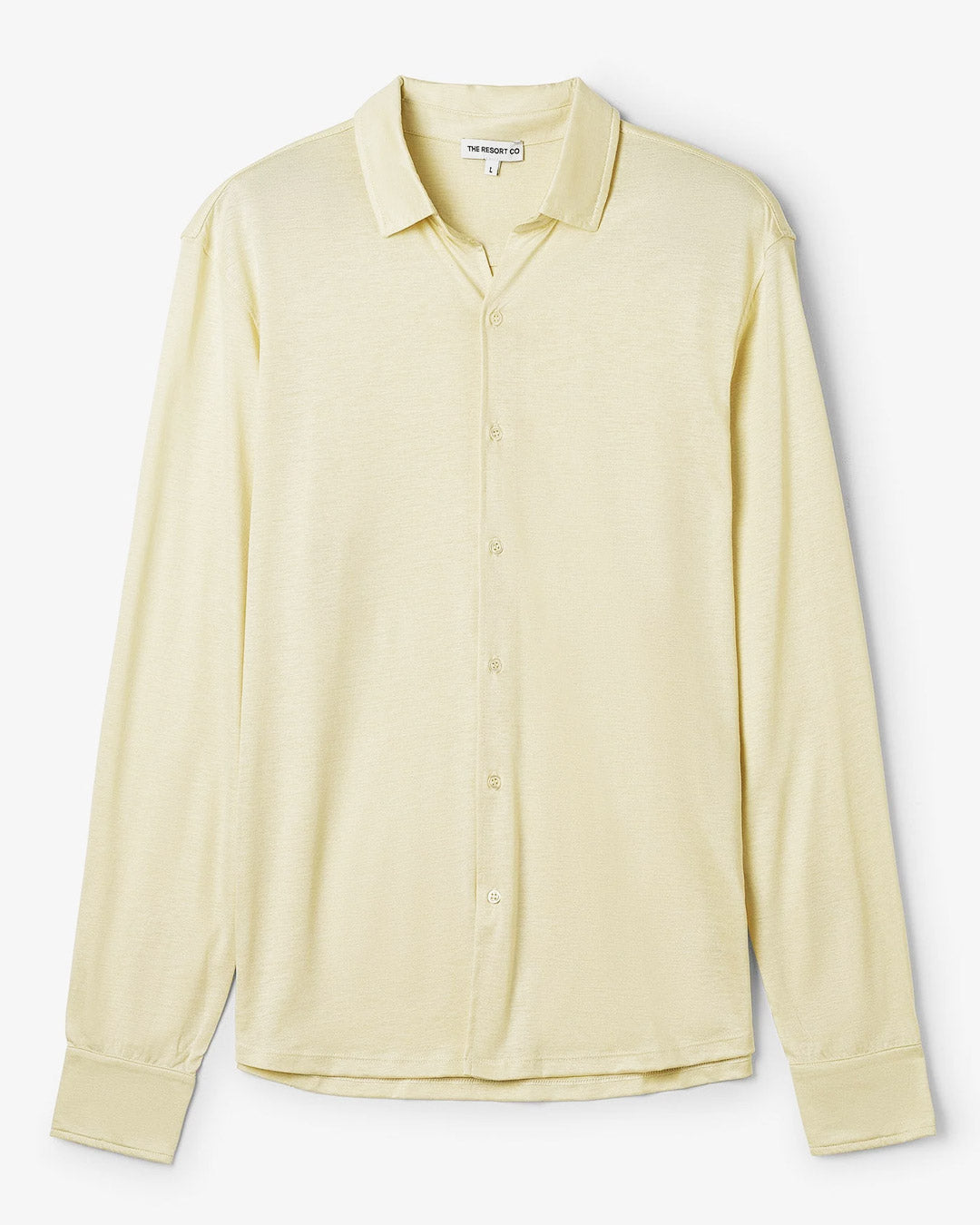 Cream Lyocell Soft Collar Shirt