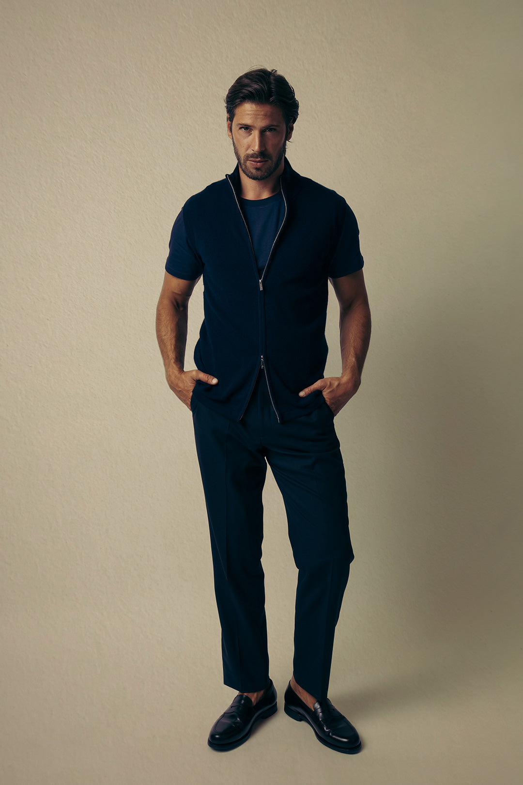 Navy Classic Cotton T-Shirt