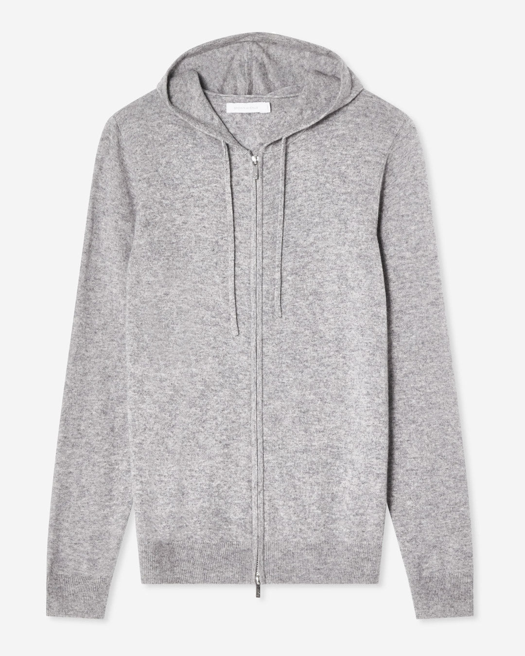 Grey Royal Cashmere Zip Hoodie