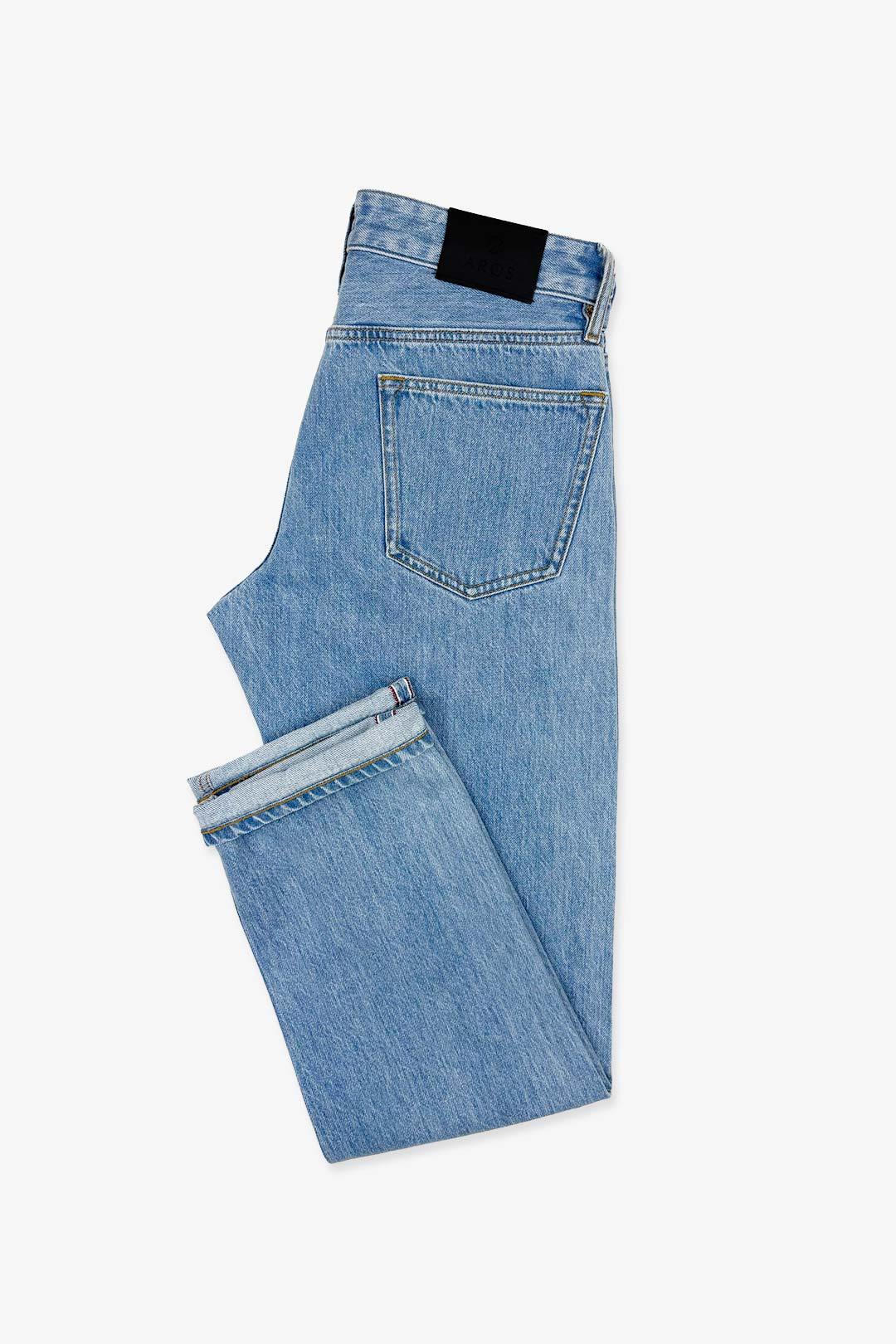 Mid Blue Regular Fit Selvedge Denim Jeans