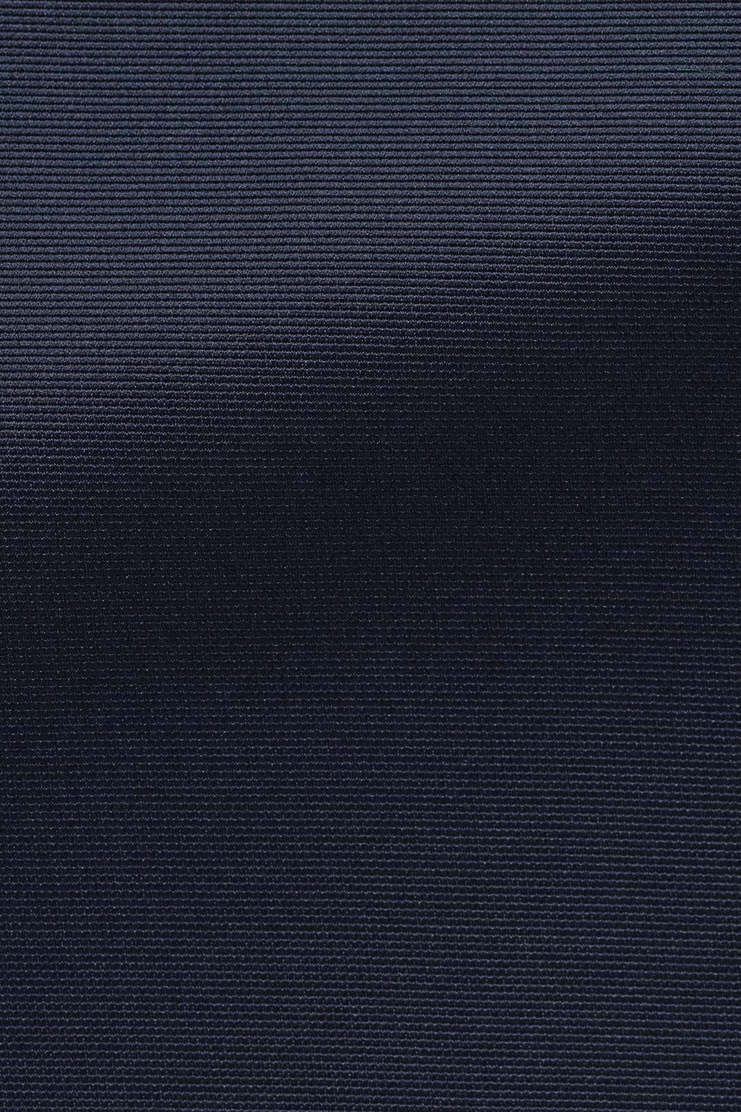 Midnight Blue Ribbed Silk Self Tied Bow Tie