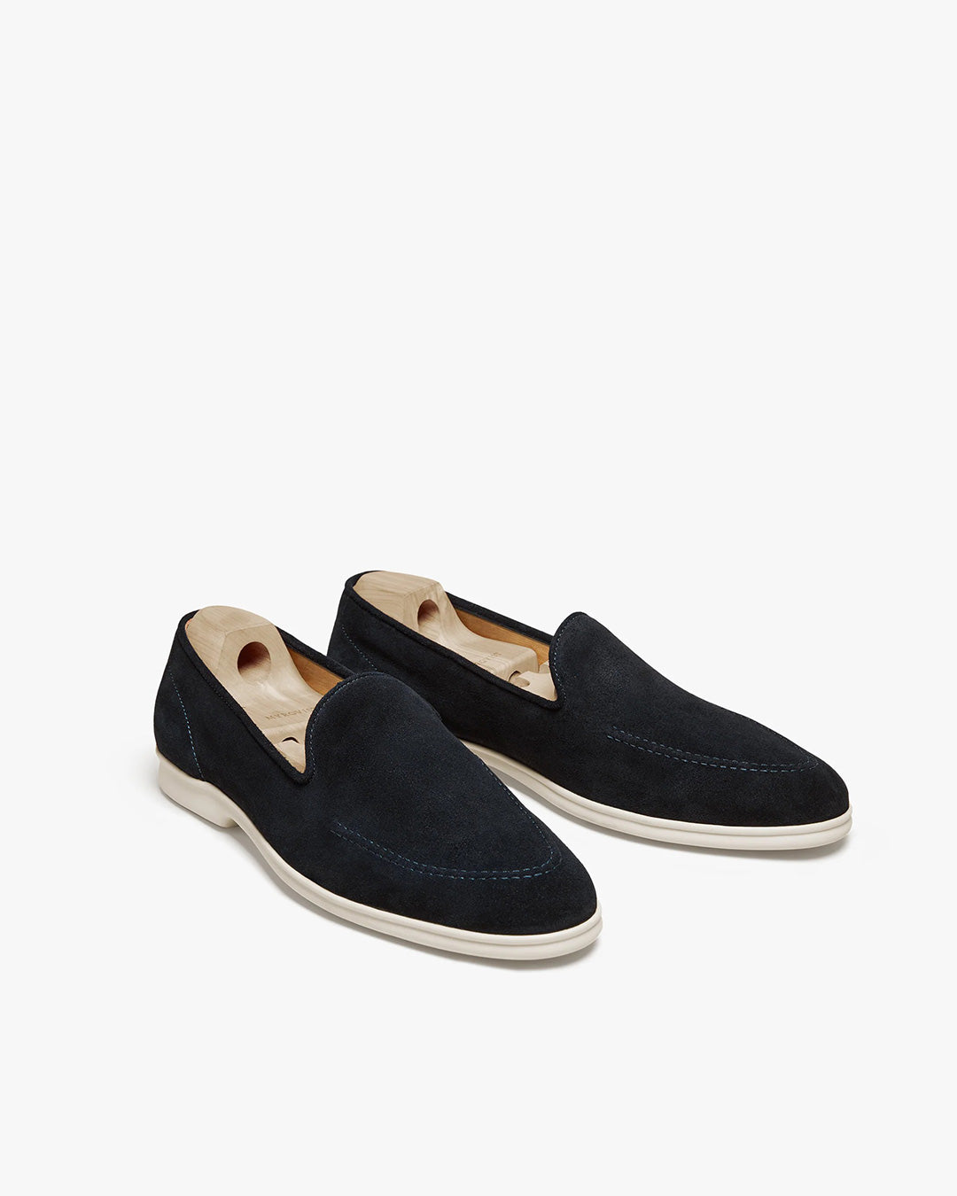 Navy Suede Summer Loafer