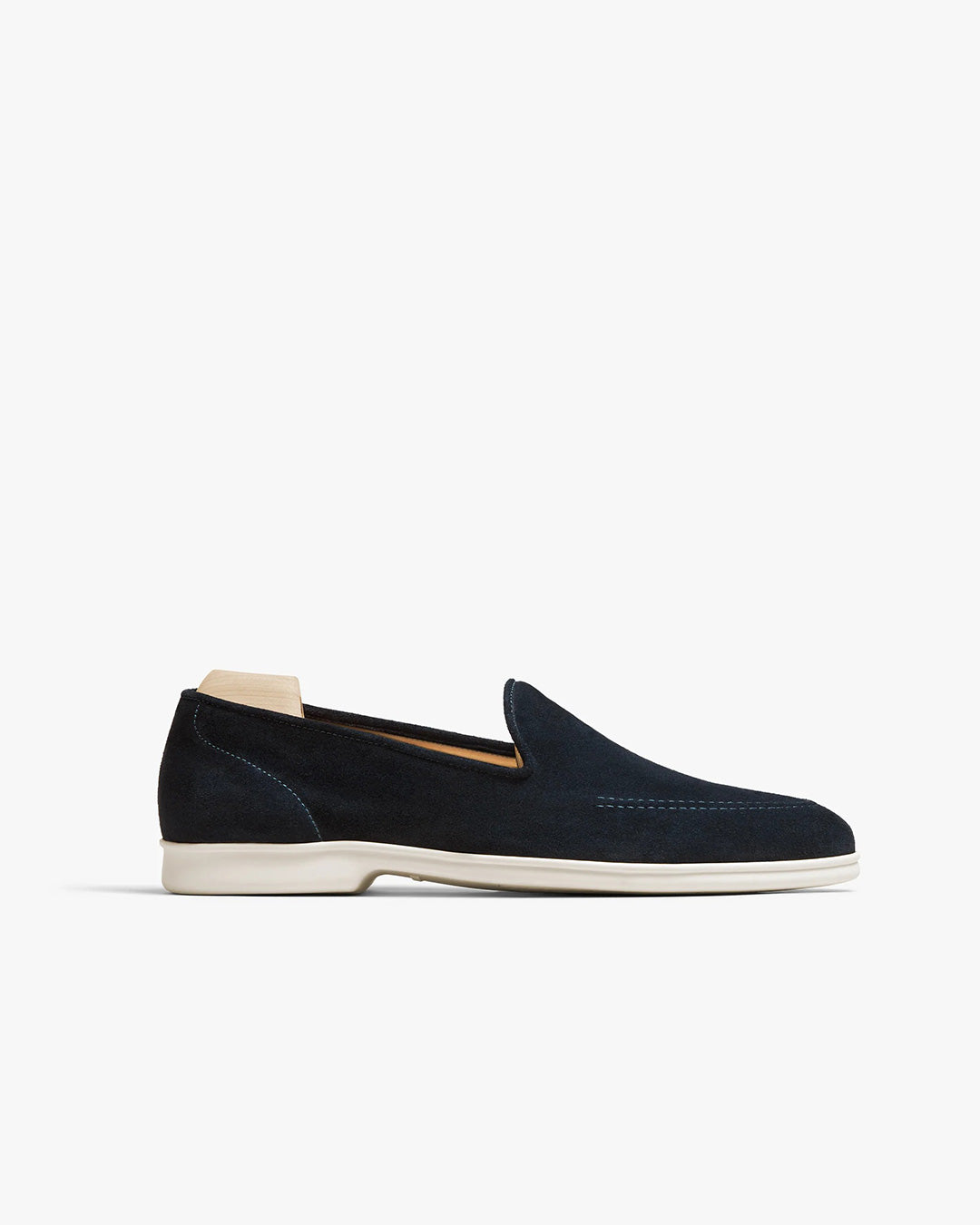 Navy Suede Summer Loafer
