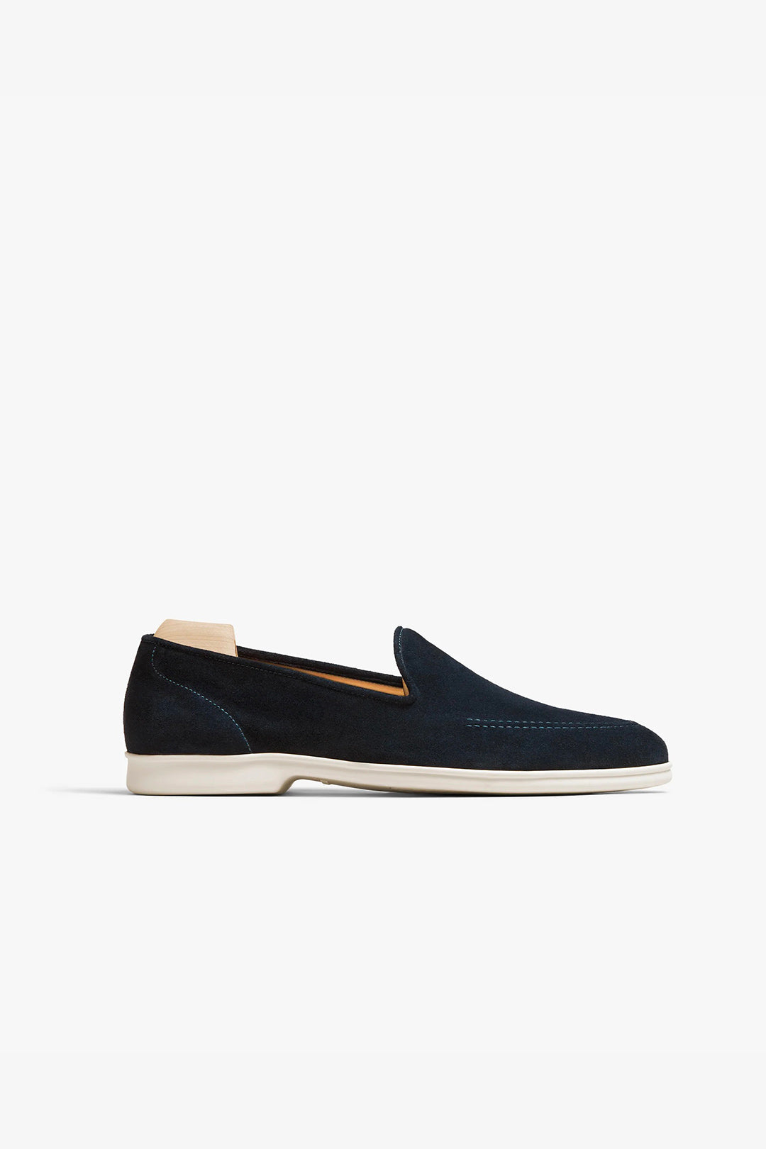 Navy Suede Summer Loafer