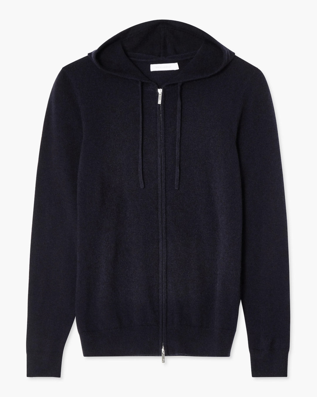 Navy Royal Cashmere Zip Hoodie
