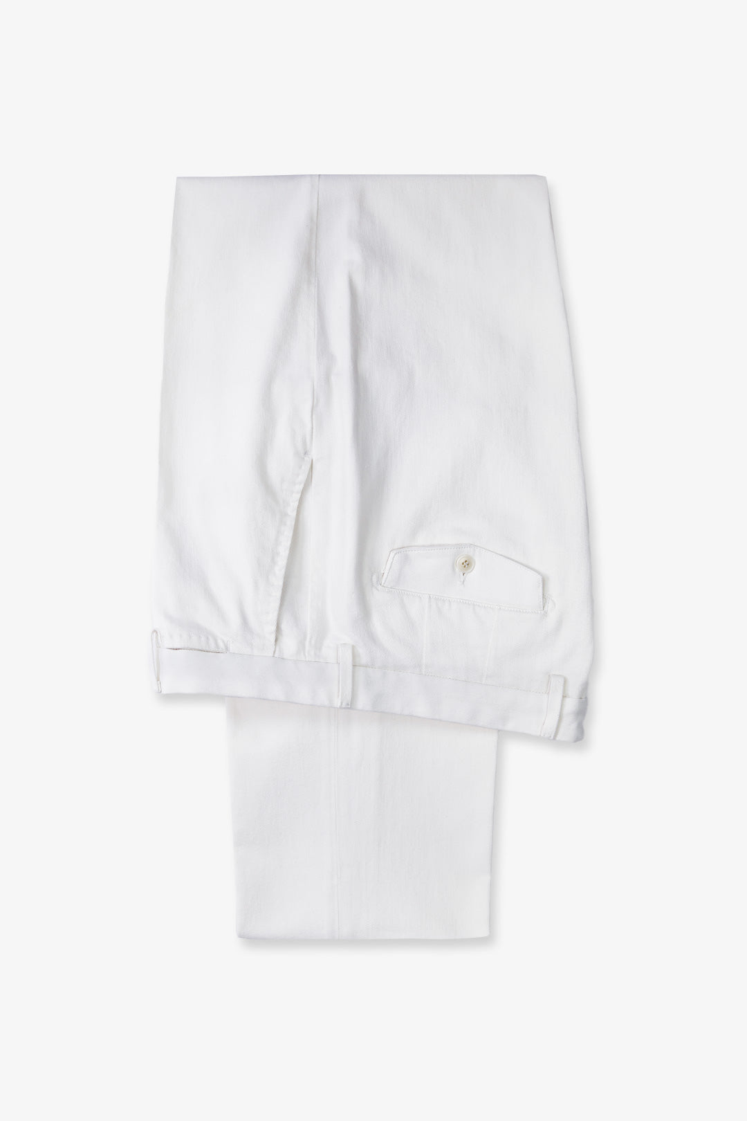 Off White Heavy Cotton Chino Trouser