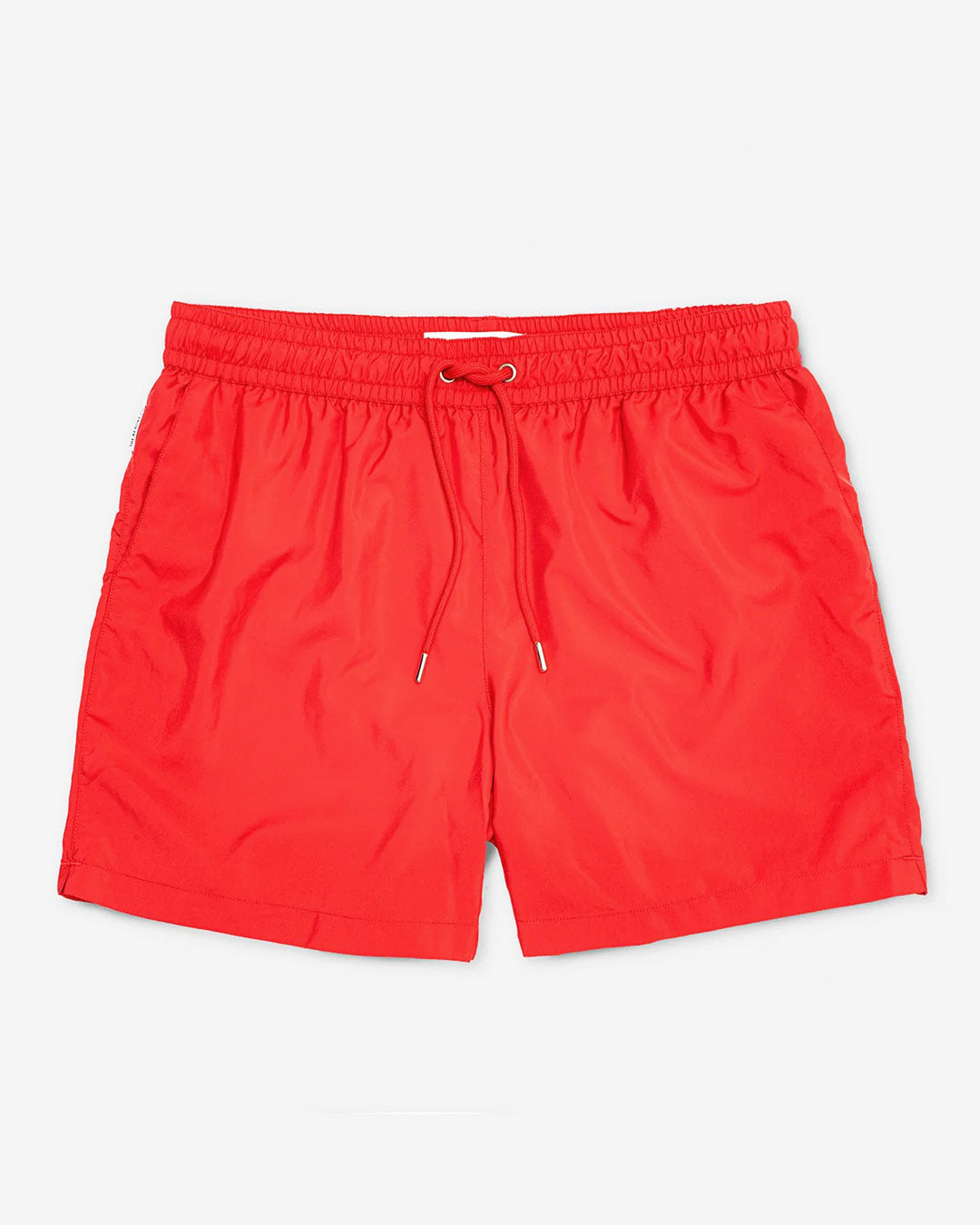 Red Classic Drawstring Swim Shorts