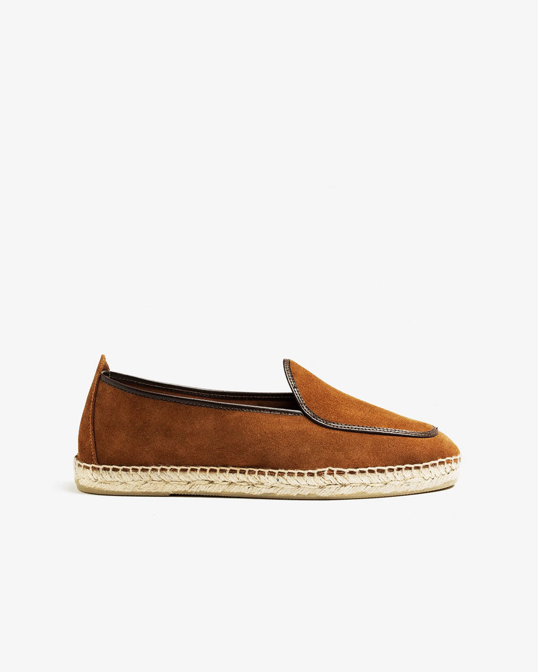 Snuff Suede Belgian Style Espadrilles