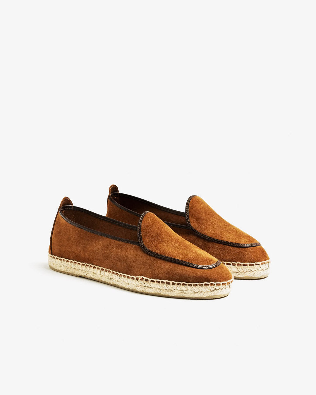Snuff Suede Belgian Style Espadrilles