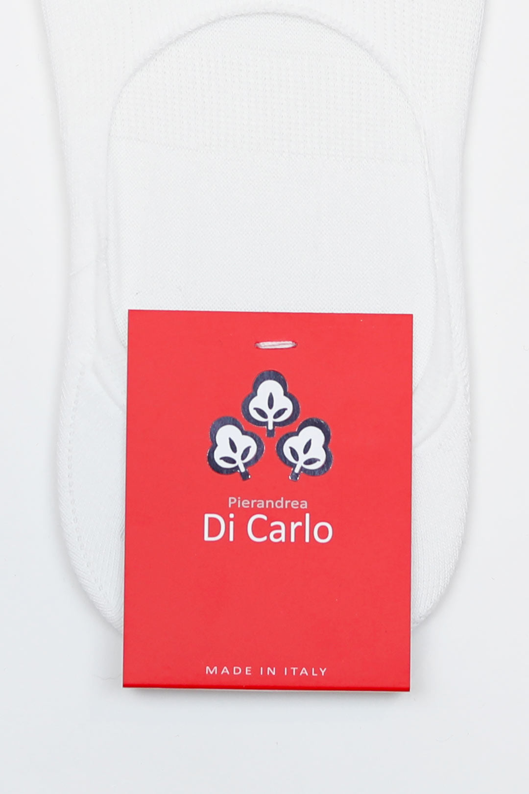 White Cotton Blend Invisible Socks