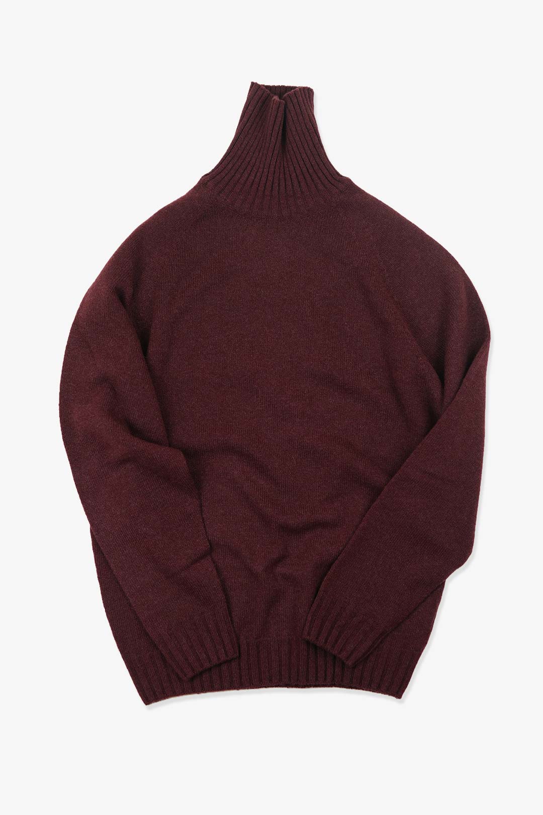 Rolka od čistog kašmira u boji crvenog vina