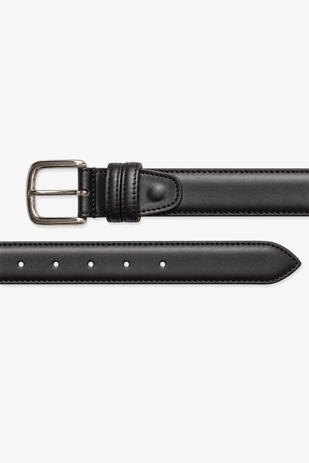 Black Leather Small Belt