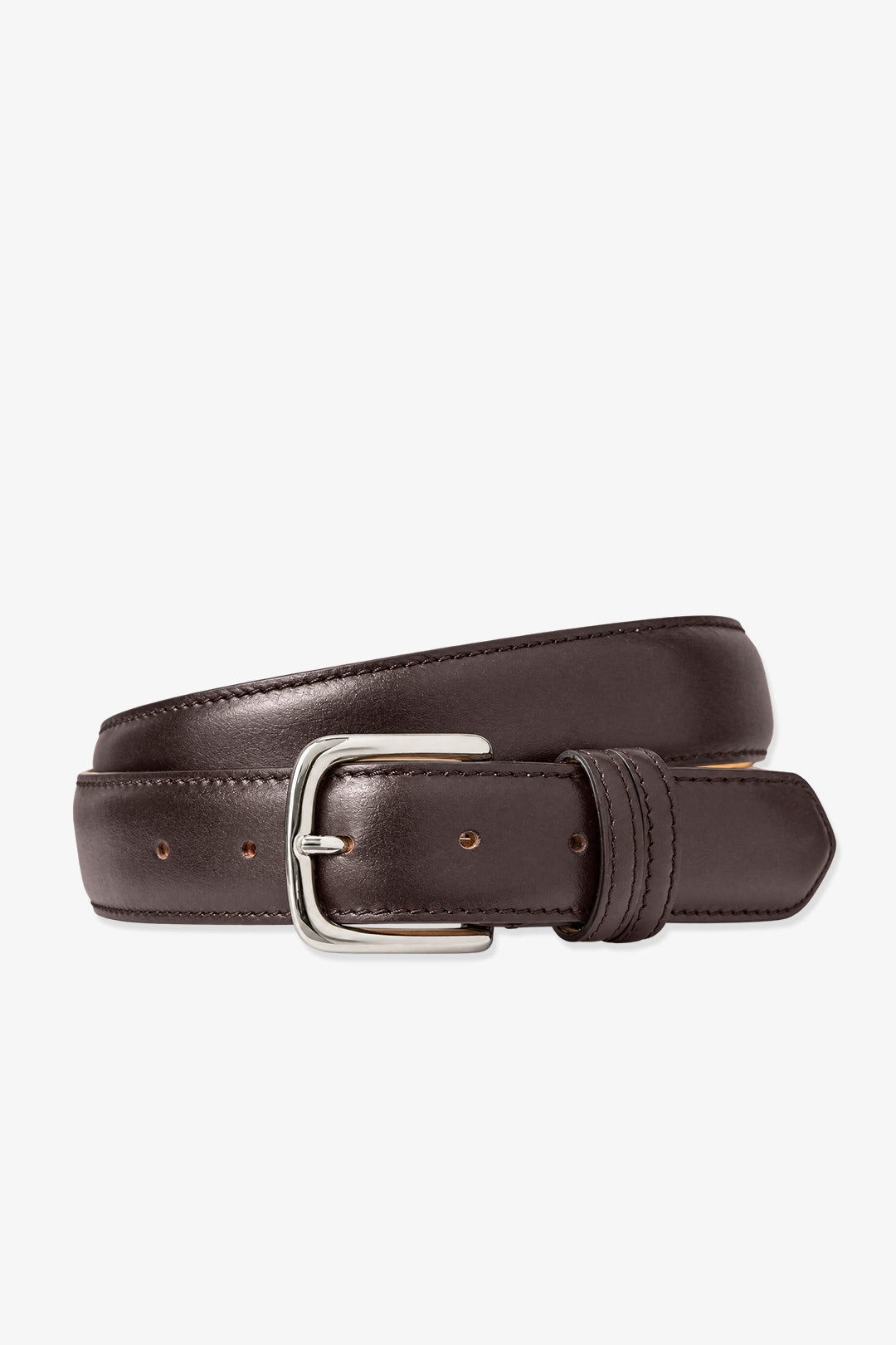 Dark Brown Leather Small Belt