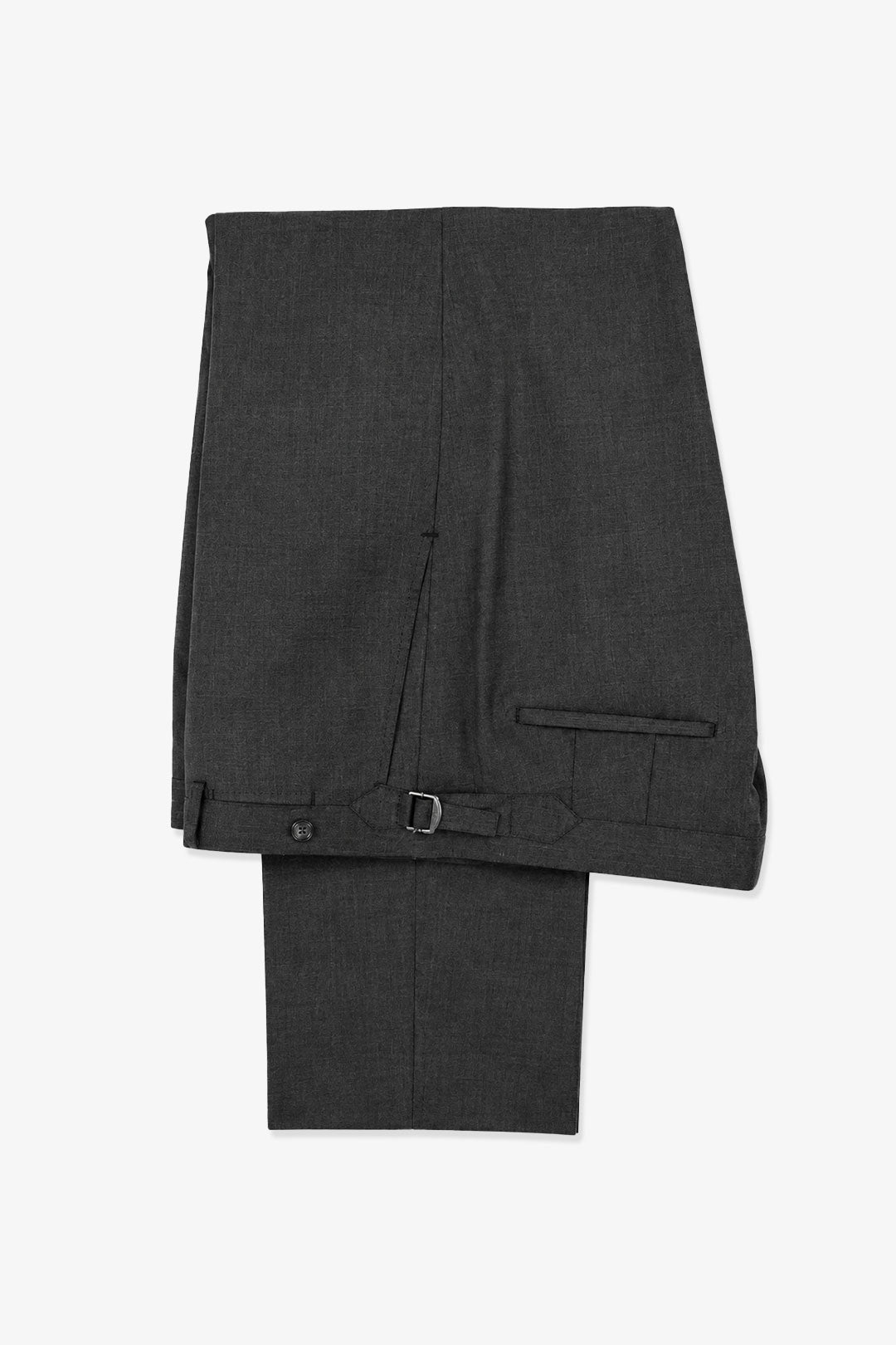 Dark Grey Tropical Wool Dress Trouser